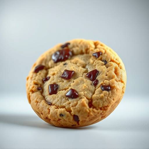 Imagem ilustrativa de um biscoito, representando o termo 'cookie' no contexto da internet.